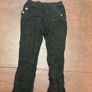 Black Linen Pants